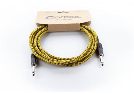 CORDIAL Câbles Instrument EI3PP-TWEED-YE