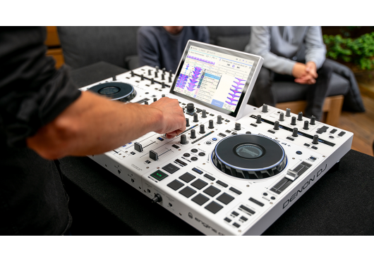 DENON DJ SYSTEMES DJ TOUT-EN-UN PRIME4+WHITE