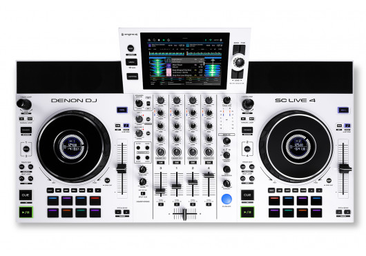 DENON DJ SYSTEMES DJ TOUT-EN-UN SCLIVE4-WH