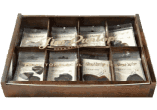 Présentoir de comptoir Primetone 8 cases (108 médiators), plein