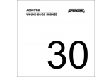 Corde acoustique 80/20 Bronze .030, filée