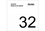 Corde acoustique 80/20 Bronze .032, filée