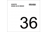 Corde acoustique 80/20 Bronze .036, filée