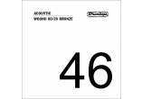 Corde acoustique 80/20 Bronze .046, filée