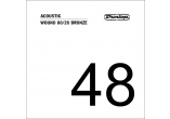 Corde acoustique 80/20 Bronze .048, filée