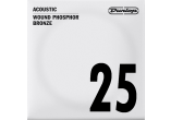 Corde Phosphore Bronze, filé rond, 025