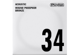 Corde Phosphore Bronze, filé rond, 034