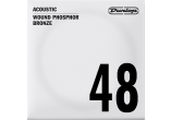 Corde Phosphore Bronze, filé rond, 048