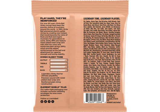 2243 ERNIE BALL CORDES ELECTRIQUES 2243