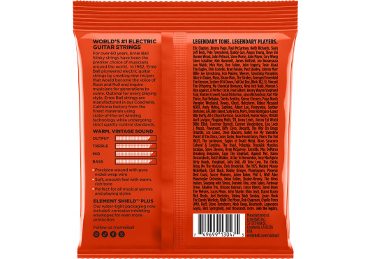 ERNIE BALL CORDES ELECTRIQUES 2254