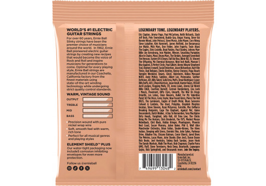 2256 ERNIE BALL CORDES ELECTRIQUES 2256