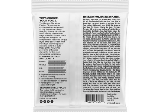 ERNIE BALL CORDES ELECTRIQUES 3826