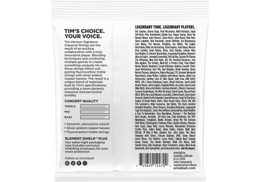 ERNIE BALL CORDES CLASSIQUES 3829