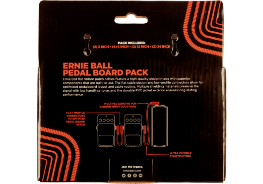 ERNIE BALL Câbles Instrument 6404