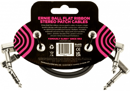 ERNIE BALL Câbles Instrument 6405