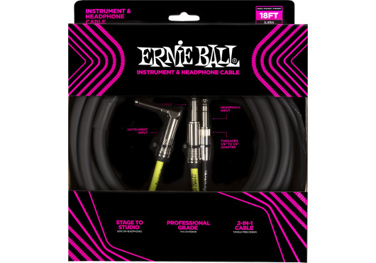 ERNIE BALL CABLES AUDIO 6411