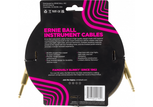 ERNIE BALL CABLES INSTRUMENT 6428