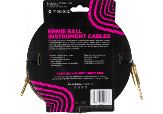 ERNIE BALL CABLES INSTRUMENT 6432