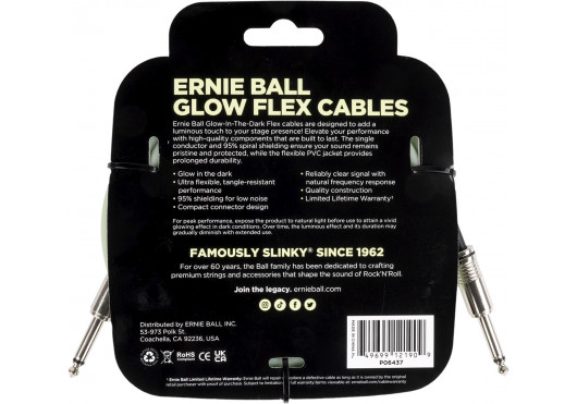 ERNIE BALL CABLES INSTRUMENT 6437