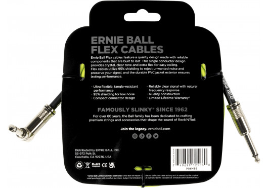 ERNIE BALL CABLES INSTRUMENT 6465