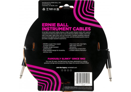 ERNIE BALL CABLES INSTRUMENT 6468