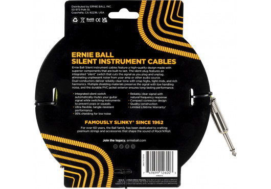 ERNIE BALL CABLES INSTRUMENT 6472