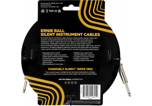 ERNIE BALL CABLES INSTRUMENT 6473