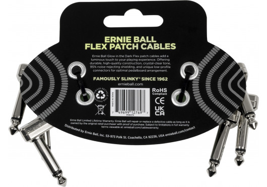 ERNIE BALL CABLES DE PATCH 6474