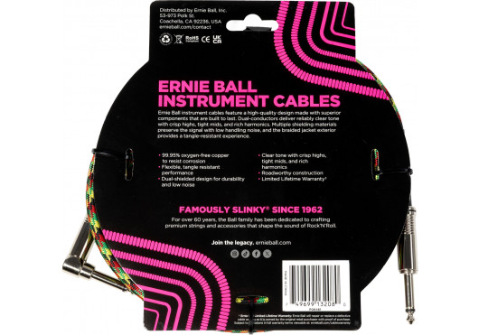 6481 ERNIE BALL CABLES INSTRUMENT 6481