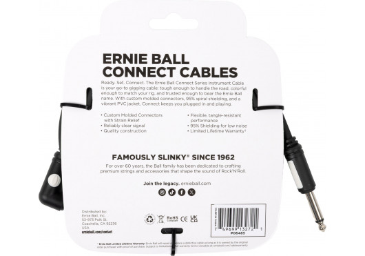 6485 ERNIE BALL CABLES INSTRUMENT 6485