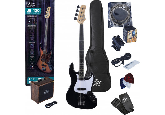 EKO BASSES ÉLECTRIQUES PACK-JB100-BLK