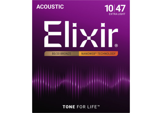 ELIXIR CORDES ACOUSTIQUES 11002