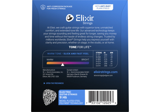 12025 ELIXIR CORDES ELECTRIQUES 12025
