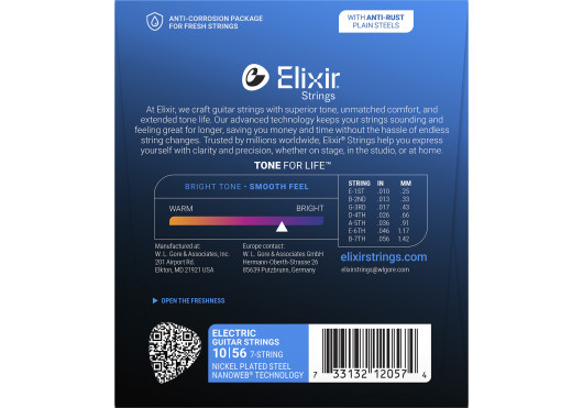 ELIXIR CORDES ELECTRIQUES 12057