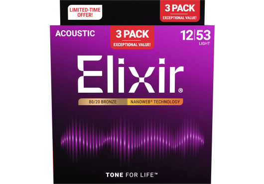 ELIXIR CORDES ACOUSTIQUES 16565