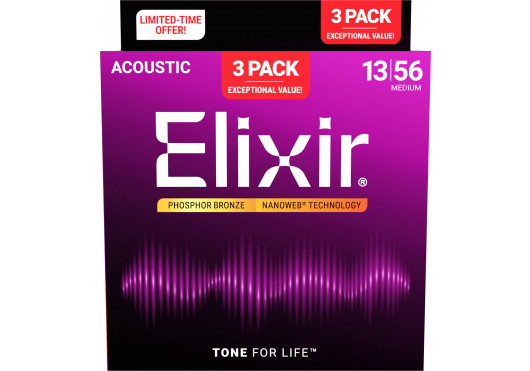 16570 ELIXIR CORDES ACOUSTIQUES 16570