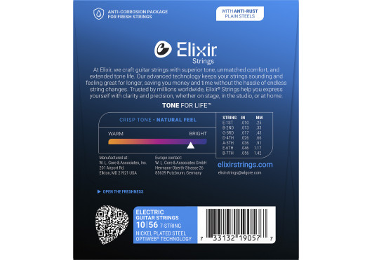 19057 ELIXIR CORDES ELECTRIQUES 19057