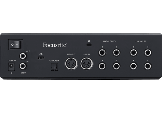 FOCUSRITE Interfaces Audio CLARETT-4PRE+