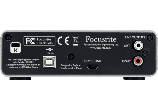 FOCUSRITE Interfaces Audio ITRACK-SOLO-LIGHTNING