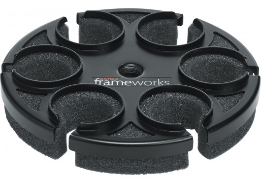 GATOR FRAMEWORKS SUPPORTS MICROPHONE GFW-MIC-6TRAY