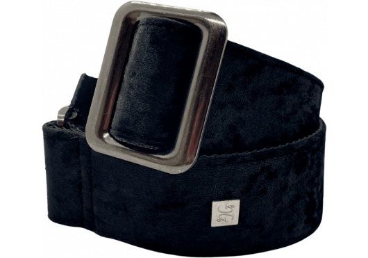 GET'M GET'M COURROIES CRUSHED-VELV-BLACK