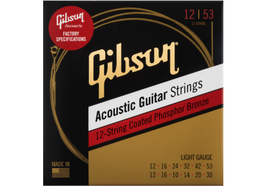 GIBSON ACCESSORIES Cordes SAG-PB12L