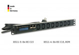 photo PDU verticale 16A 8 prises F avec RCM type A