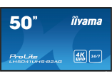 50" 4K (3840x2160) 500cd/m² 24/7 photo 50" 4K (3840x2160) 500cd/m² 24/7