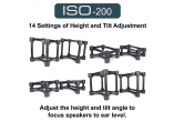 ISOACOUSTICS STANDS D'ISOLATION ISO200