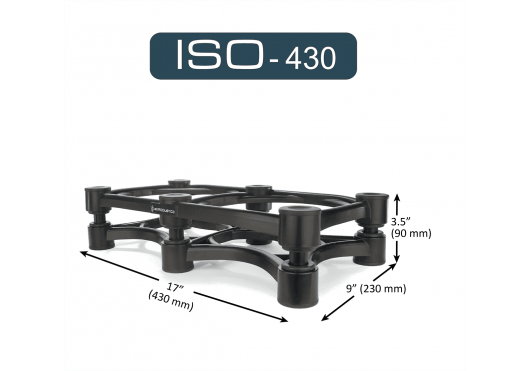 ISOACOUSTICS STANDS D'ISOLATION ISO430