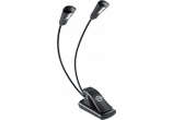 Lampe de pupitre 2 bras 2 Leds