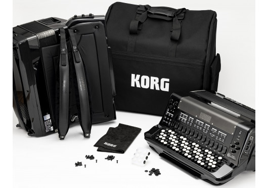 KORG ACCORDEONS FSUP-P-MBK