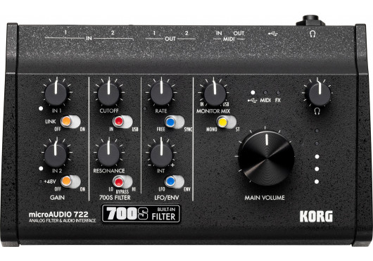 KORG INTERFACE AUDIO MICROAUDIO722