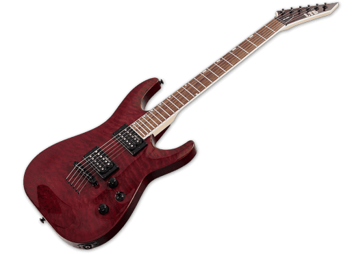 LTD Guitares Electriques MH200QMNT-STBC